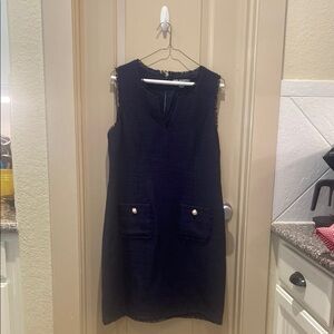 Elegant Navy Sleeveless Dress excellent condition, like new, worn x 2